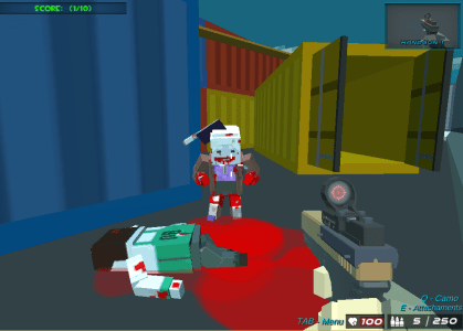 Shooting Blocky Combat Swat GunGame Survival