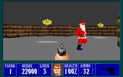 Christmas Wolfenstein 3D